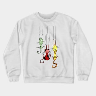 Scratch me kitty Crewneck Sweatshirt